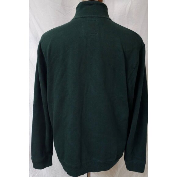 Old Navy Mens XL Green Fleece Zip Up Outdoor Casual Long Sleeve Pockets Jacket - Picture 7 of 12